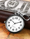 Moveable Pointer Watch Keychain for Women Men Trendy Electronic Clock Key Chain Child Gift Car Key Ring Accessories