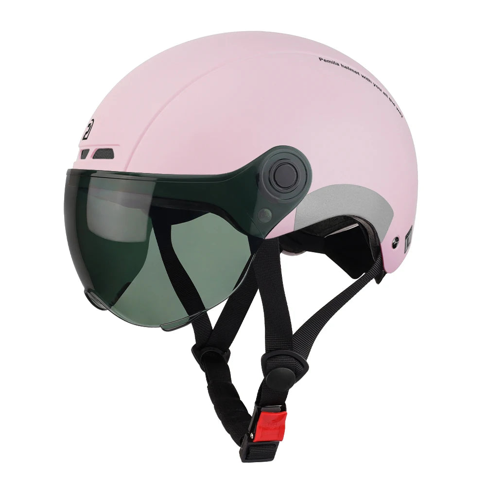 Adult Cycling Helmet With Goggles Ear Protection And Removable Lining