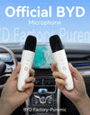 BYD & DENZA Official factory Car Microphone With Receiver, Karaoke Microphone for BYD all Models + Denza J5 J7, Original sale.