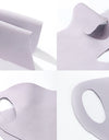 Summer Sun UV Protection Breathable Washable Reusable Ice Silk Face Veil Silk Scarf for Women Anti-UV Face Cover Sunscreen Mask