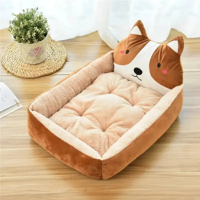 Plush Pet Bed Sofa Cushion for Dogs and Cats