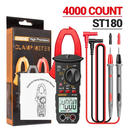 Smart Clamp Multimeter 600V Meter AC/DC Voltage Tester Ammeter Pliers Test Voltmeter Capacitance Ohm Current Tools