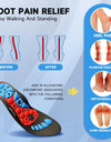 1 Pair Foot Massage Magnetic Insoles, EVA Massage Comfort Insoles with Foot Therapy Unisex for Blood Circulation Stress Relief