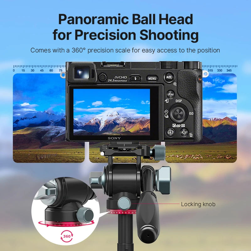 Panoramic Tripod Head Hydraulic Fluid Video Head For Tripod Monopod Camera Holder Stand Mobile SLR DSLR Camera