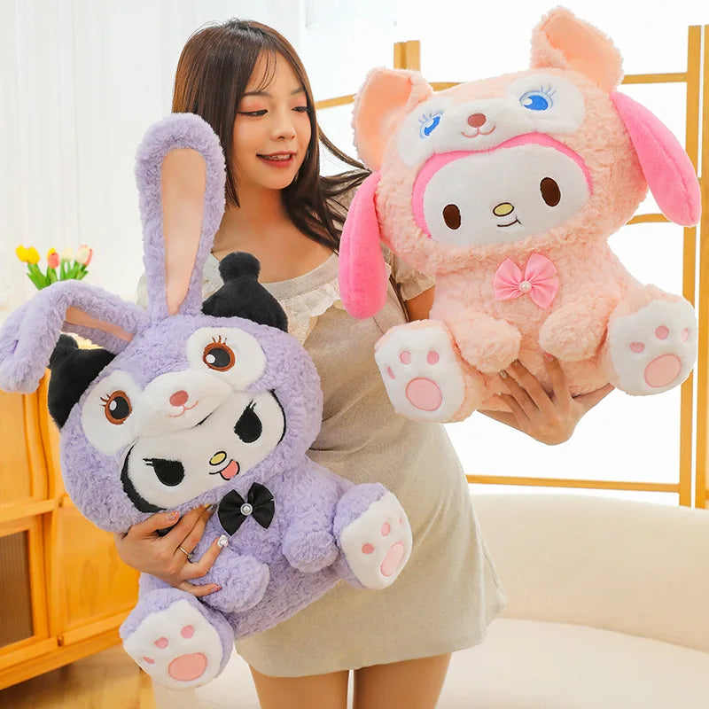 Kawaii Kuromi Transformation Plush Toy Soft Stuffed Doll