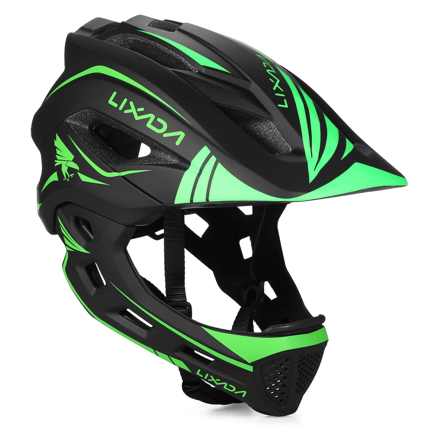 Detachable Full Face Bike Helmet For Cycling And Skating