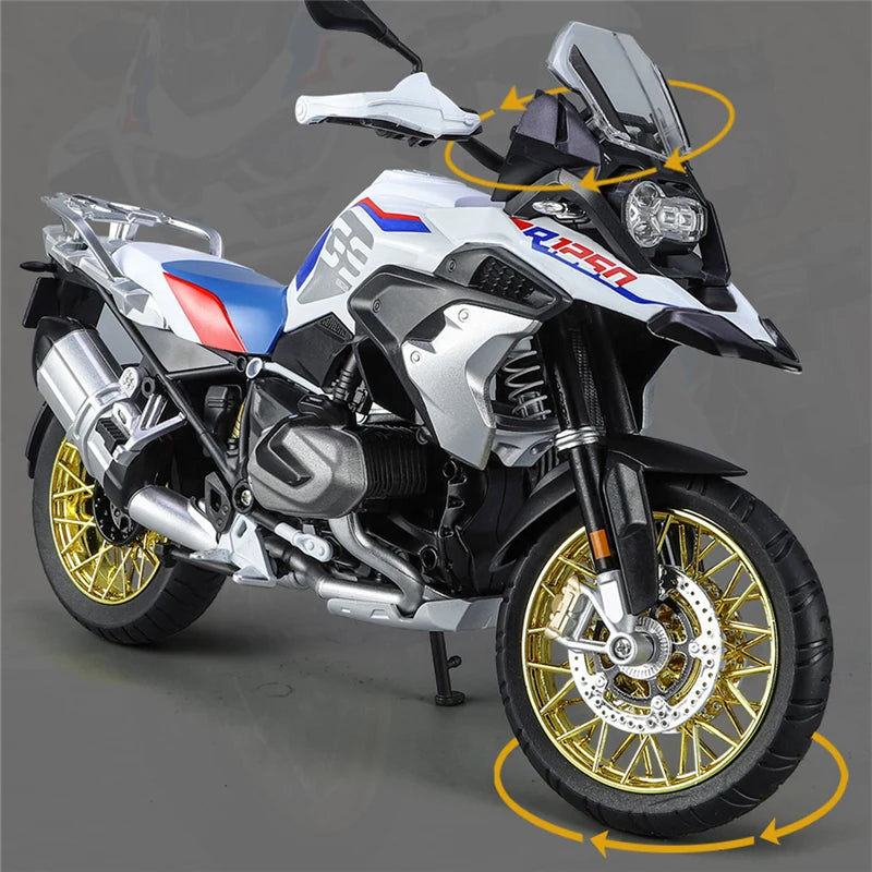 Diecast R1250 GS Adventure Motorcycle Model 1 to 9 Scale