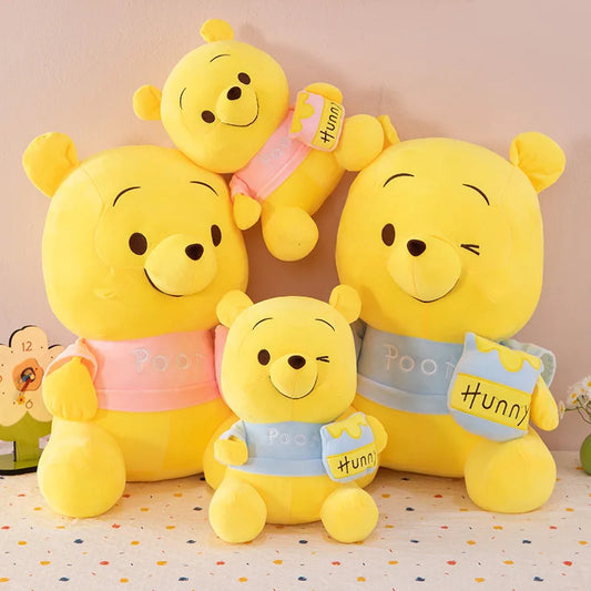 Winnie The Pooh Honey Jar Plush Toy Soft Stuffed Doll 35cm