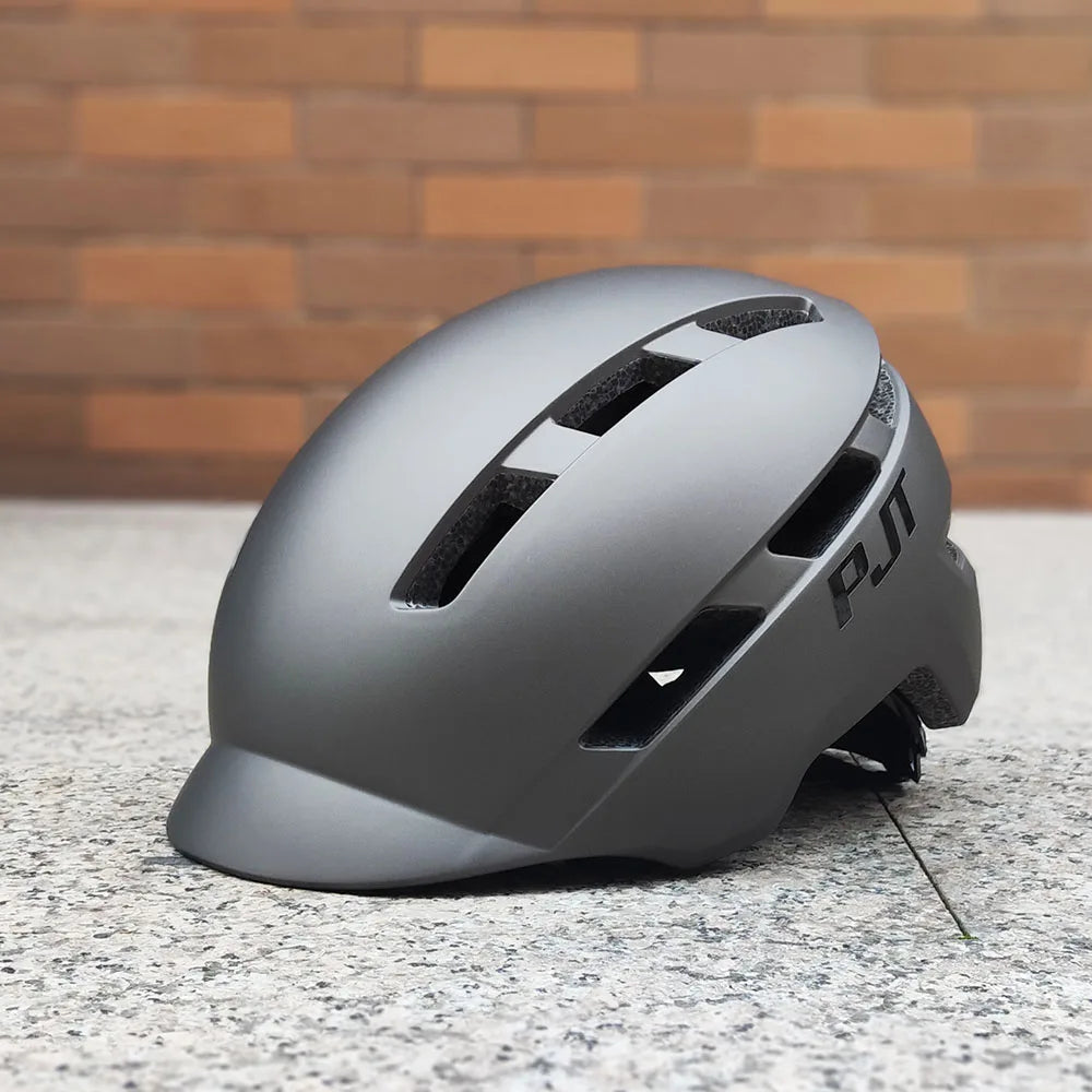 Rechargeable LED Cycling Helmet For Road Mountain Bike And Electric Scooter