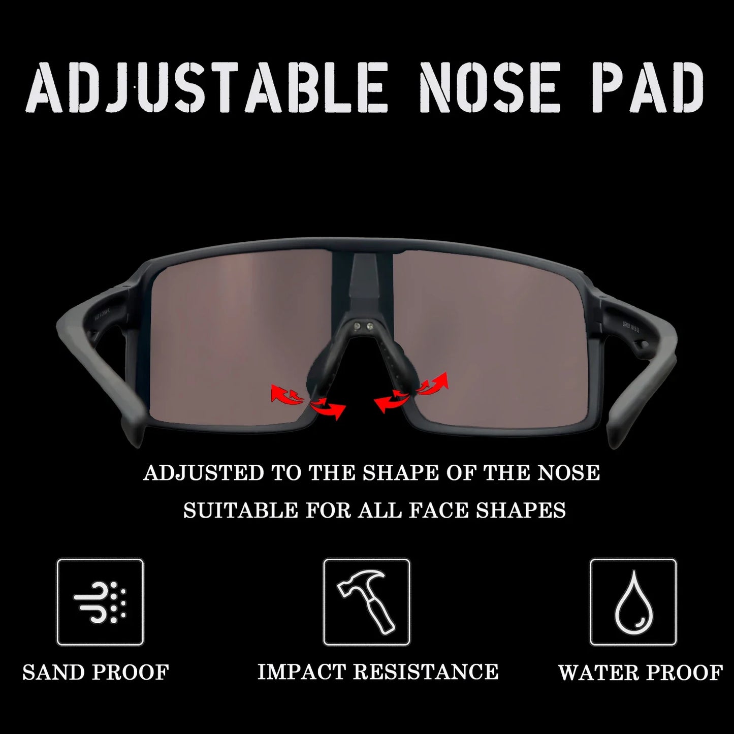 Polarized Cycling Sunglasses Road Bike MTB Sports Eyewear