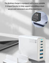 135W Gallium Nitride Charger Gallium Nitride Desktop Multi Port Fast Charging USB Desktop Charging Station Multi Port Charger