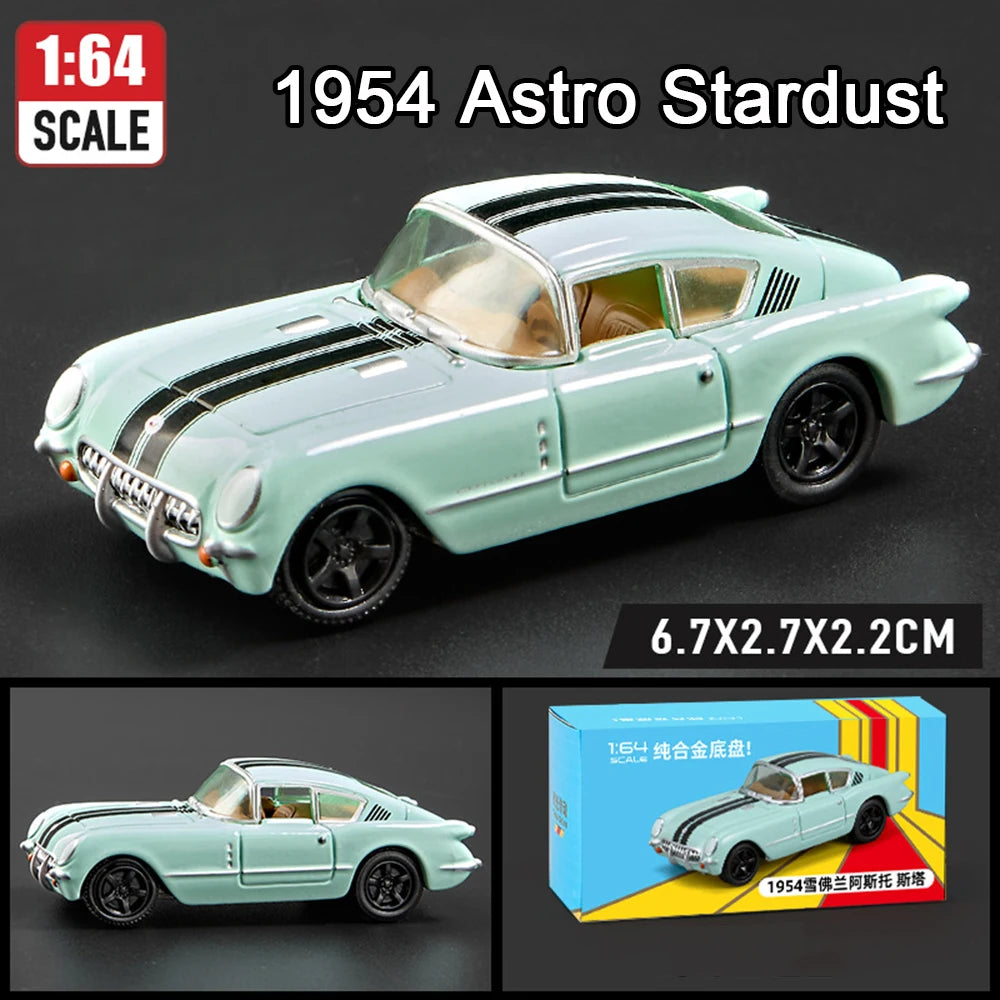 1:64 Scale JDM Corvette GT500 Firebird Daytona Stardust Alloy Diecast Models Toys Series Miniature Cars for 's Toy Gifts
