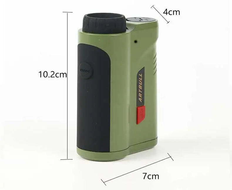 OLED Red Display 1200Yard / 2000Yard Laser Rangefinder with 7X Magnification