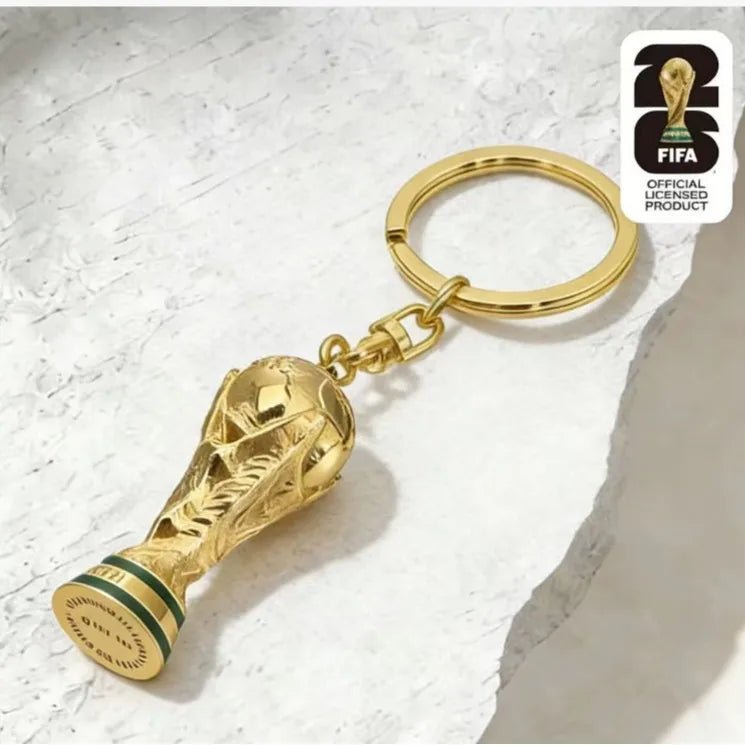 2026 World Cup Football Fan Metal Keychain Soccer Sports Souvenir