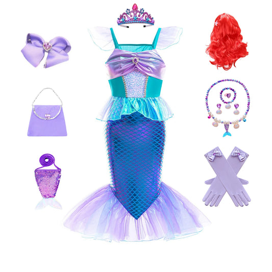 Mermaid Princess Carnival Party Dress