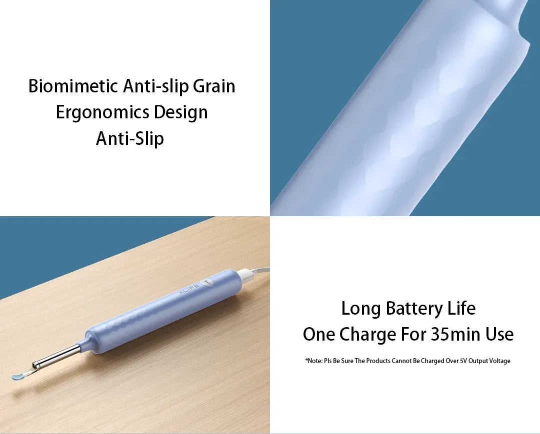 Xlife X3 Visual Earwax Remover With Camera,Smart Ear Cleaner 3.0 Mega Pixels Endoscope Otoscope For Earpick Health Care