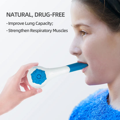 Breathing Exercise Device for Lungs Expander Respiratory Muscle Trainer Strengthen Drug-free Therapy Inspiratory Expiratory