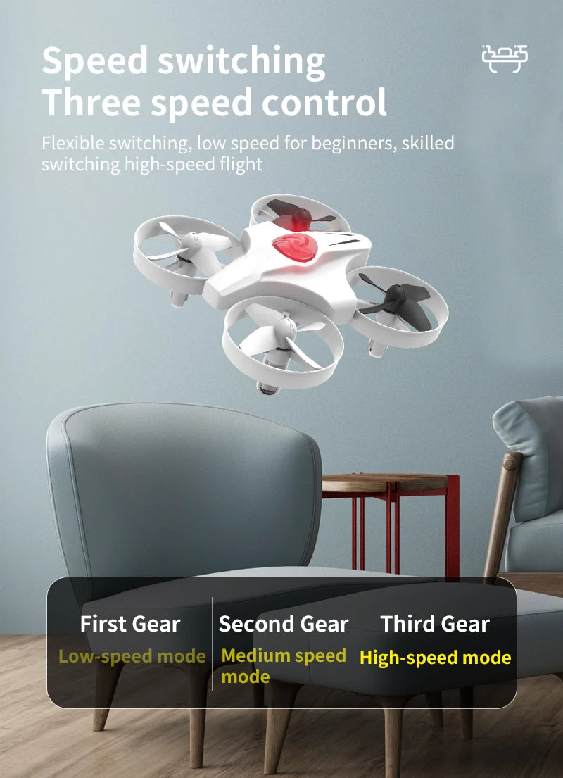 Mini Rc Drone 4Ch 6-Axis Headless Mode Helicopter 360 Degree Flip Remote Control Quadcopter Toys Plane UFO Mini Drone