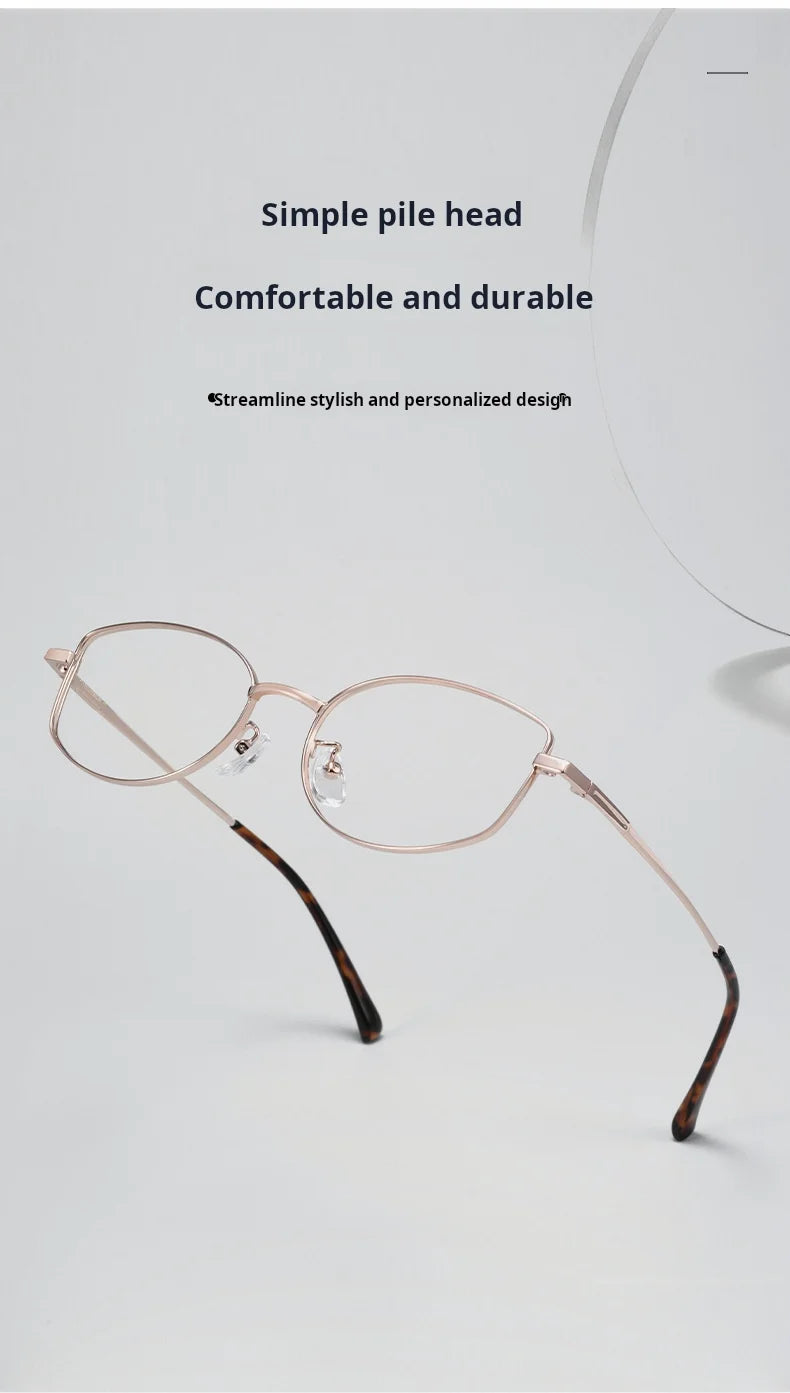 Retro Alloy Blue Light Blocking Progressive Multifocal Prescription Glasses
