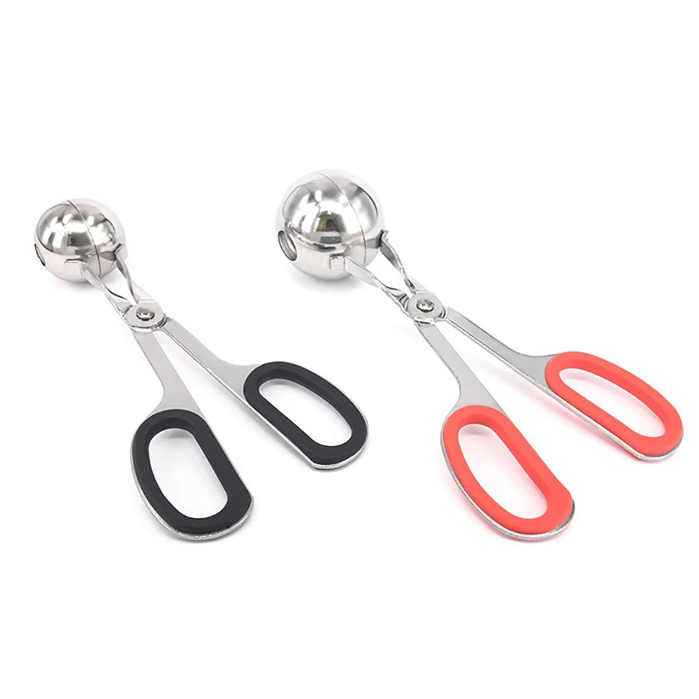 Meatball Maker Tool Stainless Steel Clip Newbie Non Stick Stuffed Meat Ball Spoon Shaper Cooking Scoop Kitchen Accessories