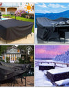 Small Sizes Waterproof Outdoor Garden Furniture Covers Rain Snow Chair Cover for Sofa Table Chair Patio Dust Proof Gray Black S