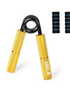 Metal Hand Gripper 50LB-350LB Strengthener Finger Exerciser Grip Strength Muscle Arms Trainer Recovery Wrist Gym Equipment