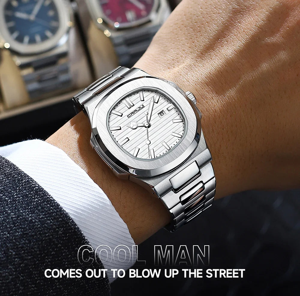 Men Watch Luxury Top Brand Quartz Watches Business Simple Ultra Thin Luminous Wristwatch Men's Clock Reloj Hombre