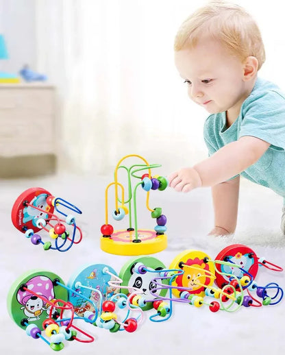 Montessori Educational Wooden Toys For Children 1 2 3 Years Baby Toys Kids 3D Wooden Puzzles Baby Learning Toy Child Puzzle Game