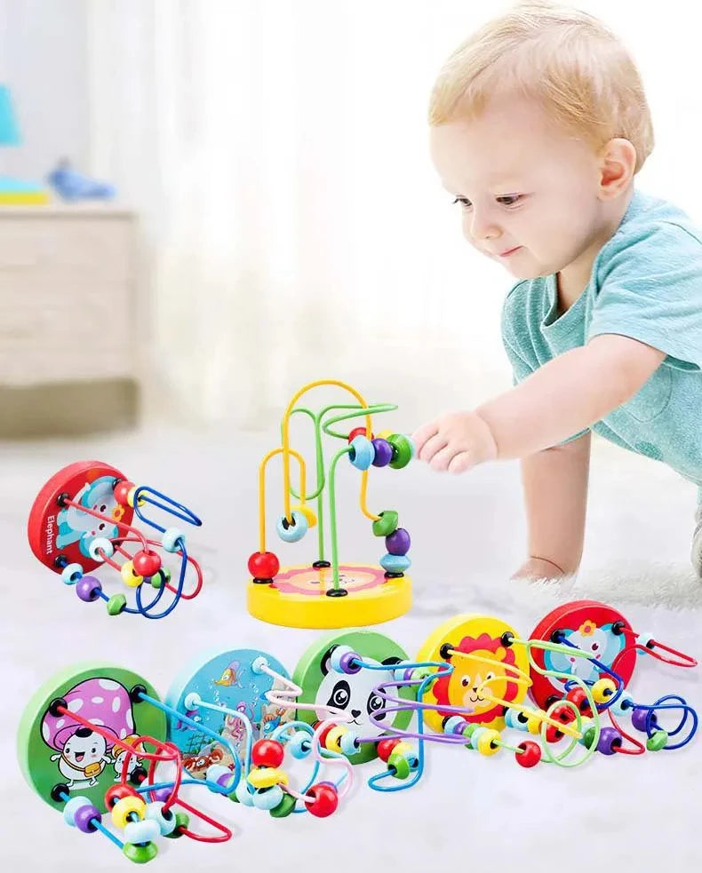 Montessori Educational Wooden Toys For  1 2 3 Years  Toys s 3D Wooden Puzzles  Learning Toy  Puzzle Game