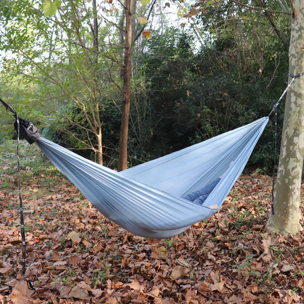 300*140cm Ultralight Hammock 380T (20D) New Parachute Nylon Single Shelter For Hiking Riding And Camping