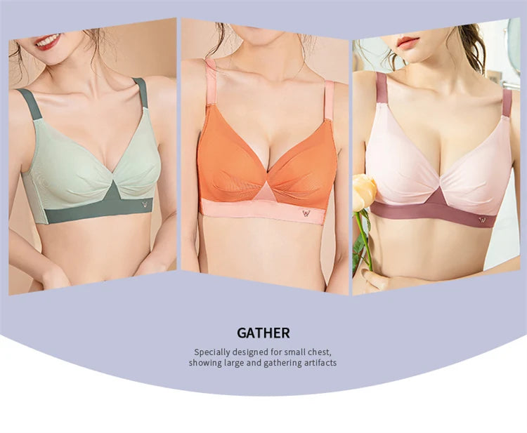 Women’s Fashion Lingerie Set – Comfortable Push-Up Bra & Antibacterial Panties