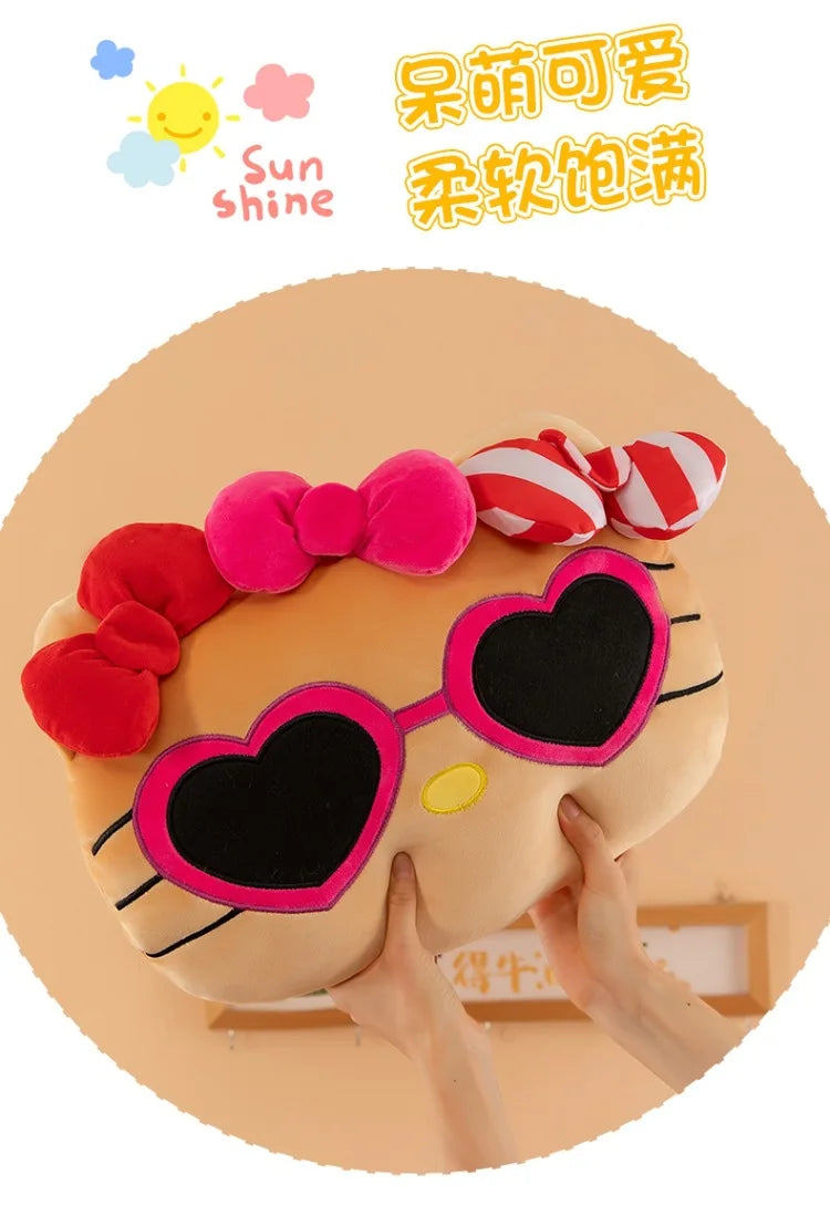 Black Cat Character Plush Stuffed Doll Pillow Toy