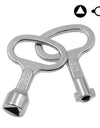 Torque Wrench Key Wrench Plumber Triangle Key for Electric Cabinet Subway Train Ferramentas Manuals