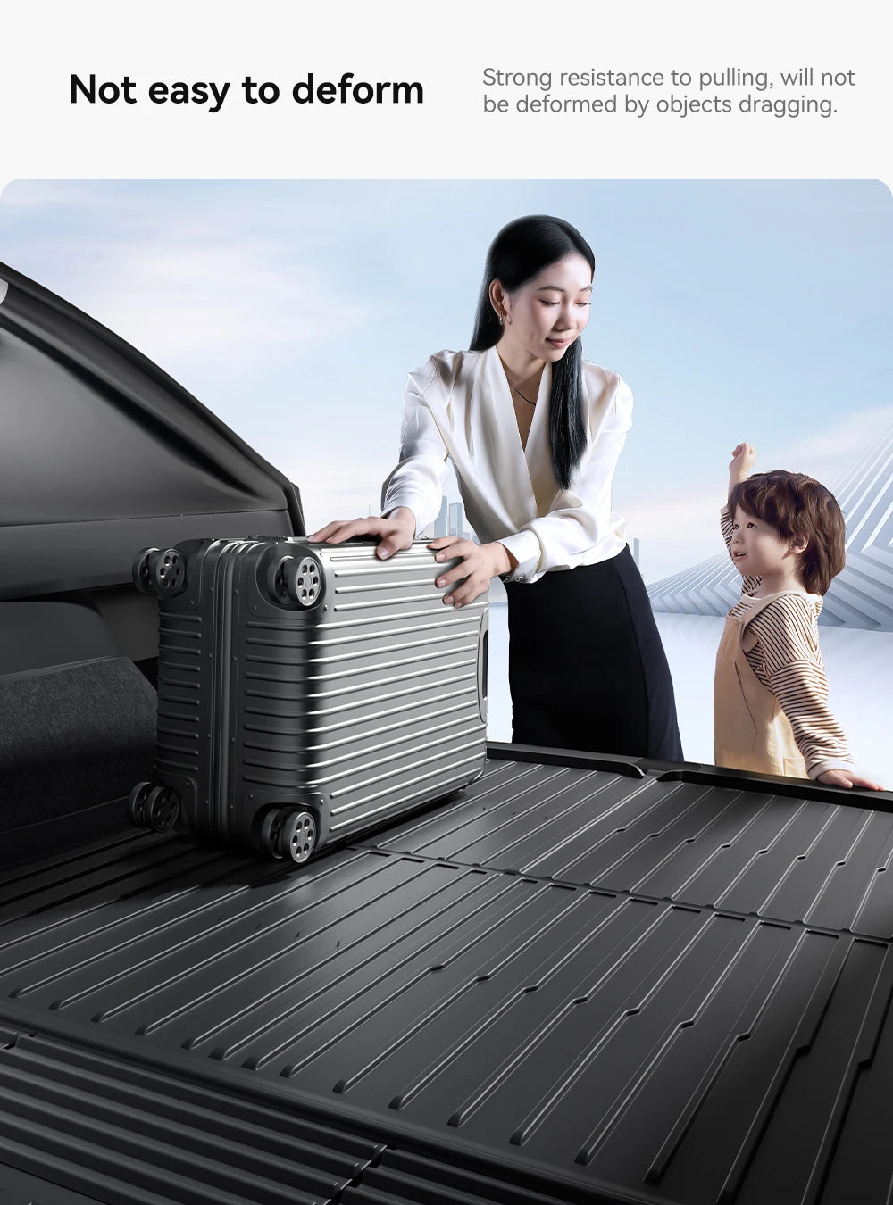 TPE Trunk Mat for Tesla Model 3 and Model Y Highland 2021 2026 Waterproof Cargo Liner