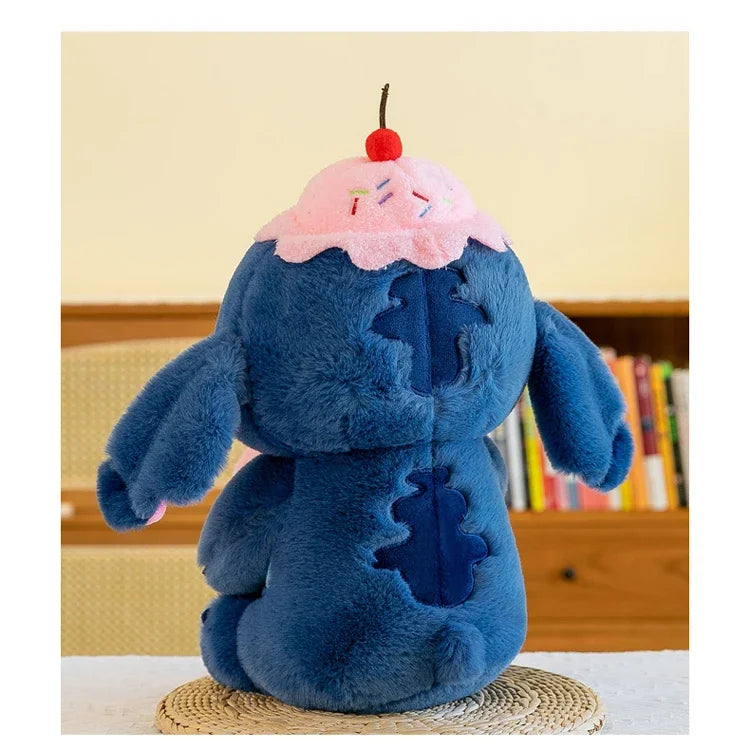 70cm Disney Ice Cream Lilo&Stitch Plush Toys Kawaii Big Size Stitch Stuffed Dolls Soft Pillow Cartoon Anime Kids Birthday Gifts