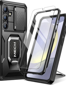 For Samsung Galaxy S24 Plus Case with Tempered Glass Screen Protector Full Body Protection Military Grade Shockproof Phone Case