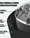 Light Luxury 2 Layers UV Parasol Sun Shade Protection Windproof European Elegant Umbrella