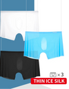 3-Pack Men's Ice Silk Underpants – Lightweight & Cool