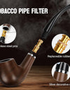 Tobacco Pipe Set with Pipe Holder and Storage Bag Various Accessories Gift Box