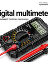 Square Wave Digital Tester 1999 Counts HFE Triode Buzzer Multimeter AC/DC Voltage 10A Current Multimeters Meter Tool