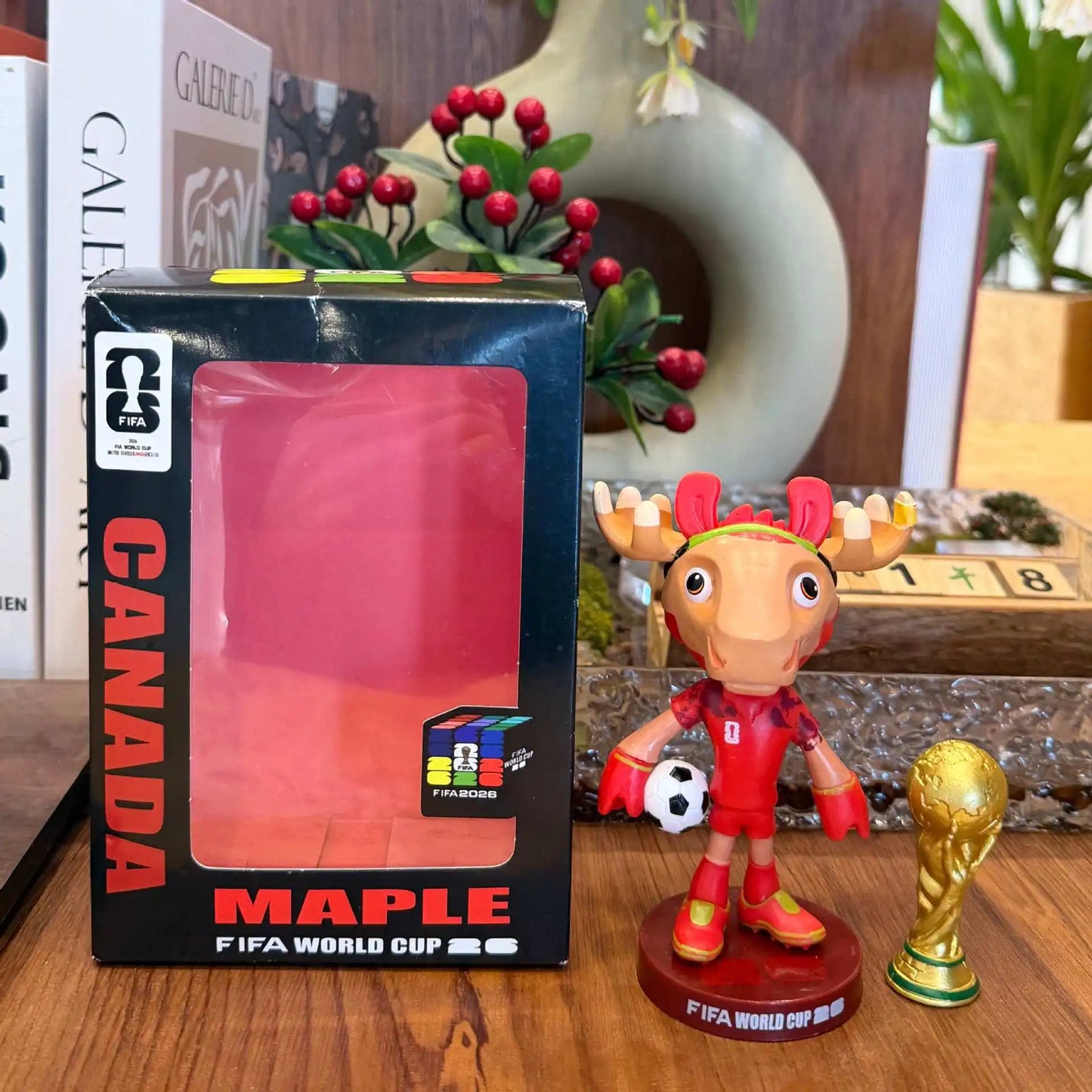 2026 Football Mascot Figure Collectible Soccer Fan Desktop Decoration