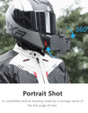 Motorcycle Helmet Chin Strap Mount for Gopro Hero 11 10 9 Black Dji Action 3/2 Insta360 for Phone Motorcycle Accessories