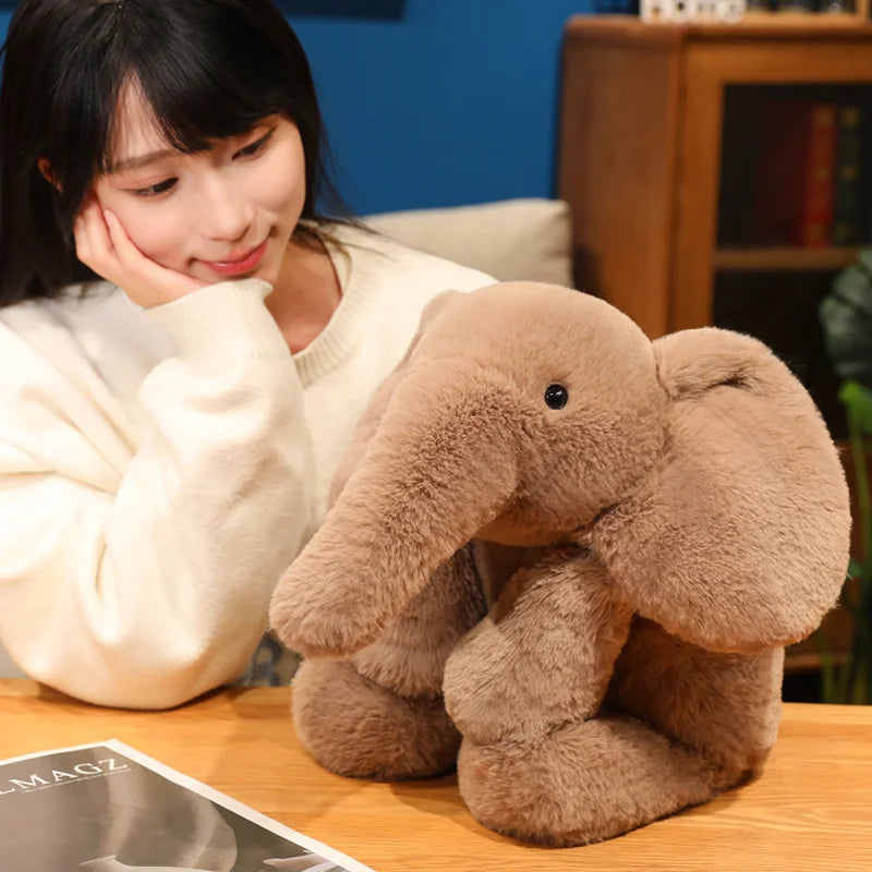 Soft Elephant Plush Stuffed Animal Pillow