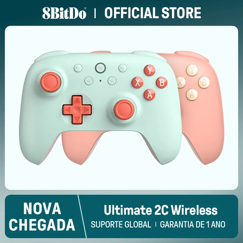 Wireless Gaming Controller with Hall Effect Joysticks and Triggers for PC and Android