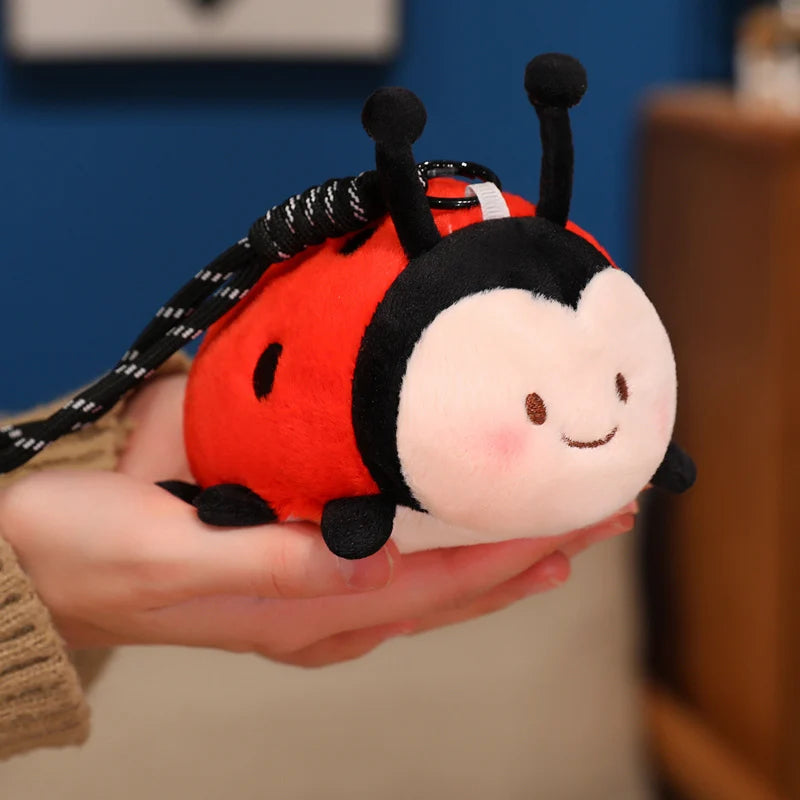 Cute Ladybug Plush Stuffed Animal Soft Insect Pillow