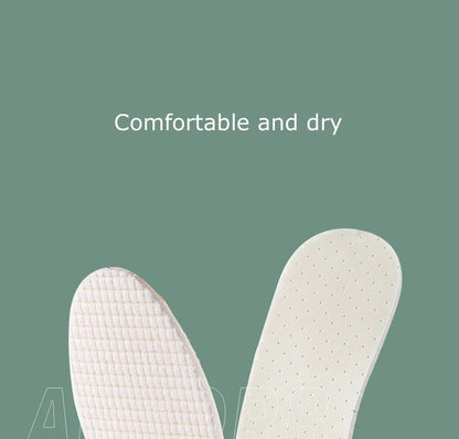 1Pair Latex Insoles Soft Plantar Fasciitis Insole for Feet Sports Comfort Non Slip Shoe Pads Breathable Deodorising Shoes Sole