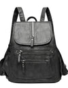 Soft Leather Backpacks High Capacity Female Back Pack Casual Travel Ladies Bagpack