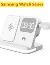 Wireless Charger Stand For iPhone 15 14 Samsung S23 S22 Ultra Fold Z Flip Galaxy Watch Active Buds Fast Charging Station Holder