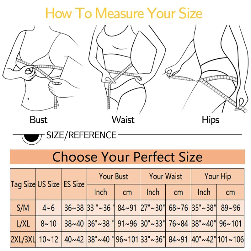 Women Bodysuit Shaperwear Waist Trainer Slimming Under bust Open Crotch Tummy Control Full Body Shaper