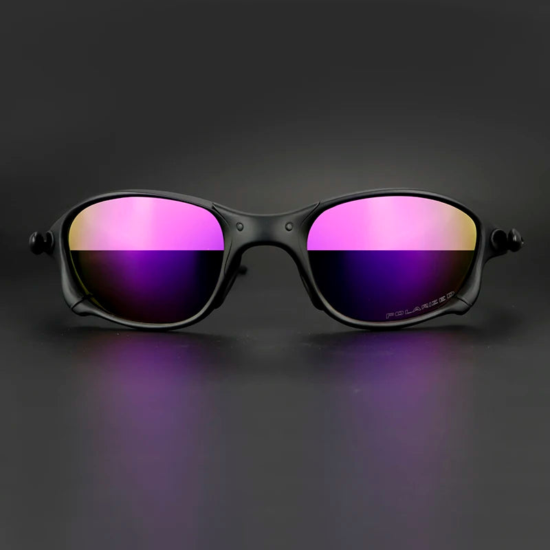 Polarized Metal Cycling Sunglasses UV400 Outdoor Riding Eyewear
